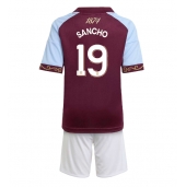 Maillot de football Réplique Aston Villa Jadon Sancho #19 Domicile Enfant 2025-26 Manche Courte (+ Pantalon court)