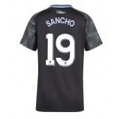 Maillot de football Réplique Aston Villa Jadon Sancho #19 Extérieur Femme 2025-26 Manche Courte