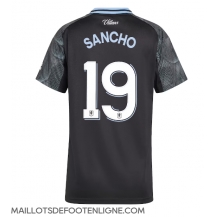 Maillot de football Réplique Aston Villa Jadon Sancho #19 Extérieur Femme 2025-26 Manche Courte