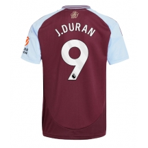 Maillot de football Réplique Aston Villa Jhon Duran #9 Domicile 2024-25 Manche Courte