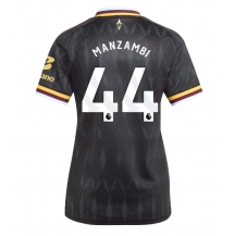 Maillot de football Réplique Aston Villa Johan Manzambi #44 Extérieur Femme 2026-27 Manche Courte