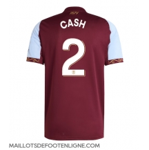Maillot de football Réplique Aston Villa Matty Cash #2 Domicile 2025-26 Manche Courte