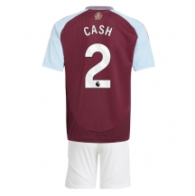 Maillot de football Réplique Aston Villa Matty Cash #2 Domicile Enfant 2024-25 Manche Courte (+ Pantalon court)