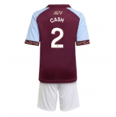 Maillot de football Réplique Aston Villa Matty Cash #2 Domicile Enfant 2025-26 Manche Courte (+ Pantalon court)