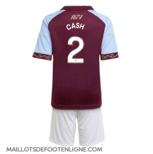 Maillot de football Réplique Aston Villa Matty Cash #2 Domicile Enfant 2025-26 Manche Courte (+ Pantalon court)