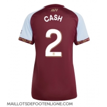Maillot de football Réplique Aston Villa Matty Cash #2 Domicile Femme 2025-26 Manche Courte