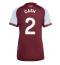 Maillot de football Réplique Aston Villa Matty Cash #2 Domicile Femme 2025-26 Manche Courte