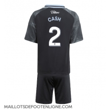 Maillot de football Réplique Aston Villa Matty Cash #2 Extérieur Enfant 2025-26 Manche Courte (+ Pantalon court)