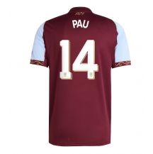 Maillot de football Réplique Aston Villa Pau Torres #14 Domicile 2025-26 Manche Courte
