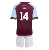 Maillot de football Réplique Aston Villa Pau Torres #14 Domicile Enfant 2025-26 Manche Courte (+ Pantalon court)