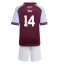 Maillot de football Réplique Aston Villa Pau Torres #14 Domicile Enfant 2025-26 Manche Courte (+ Pantalon court)