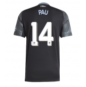Maillot de football Réplique Aston Villa Pau Torres #14 Extérieur 2025-26 Manche Courte