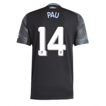 Maillot de football Réplique Aston Villa Pau Torres #14 Extérieur 2025-26 Manche Courte