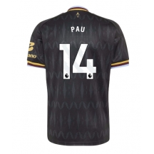 Maillot de football Réplique Aston Villa Pau Torres #14 Extérieur 2026-27 Manche Courte
