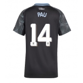 Maillot de football Réplique Aston Villa Pau Torres #14 Extérieur Femme 2025-26 Manche Courte