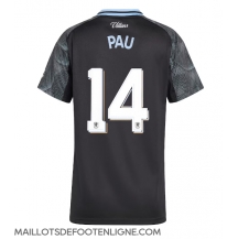 Maillot de football Réplique Aston Villa Pau Torres #14 Extérieur Femme 2025-26 Manche Courte