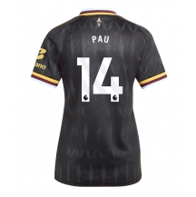 Maillot de football Réplique Aston Villa Pau Torres #14 Extérieur Femme 2026-27 Manche Courte