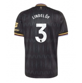 Maillot de football Réplique Aston Villa Victor Lindelof #3 Extérieur 2026-27 Manche Courte