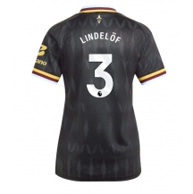 Maillot de football Réplique Aston Villa Victor Lindelof #3 Extérieur Femme 2026-27 Manche Courte