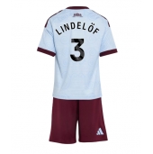 Maillot de football Réplique Aston Villa Victor Lindelof #3 Troisième Enfant 2026-27 Manche Courte (+ Pantalon court)