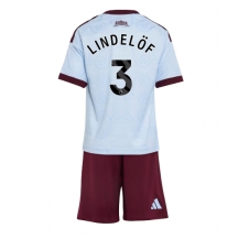 Maillot de football Réplique Aston Villa Victor Lindelof #3 Troisième Enfant 2026-27 Manche Courte (+ Pantalon court)