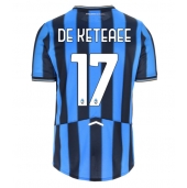 Maillot de football Réplique Atalanta Charles De Ketelaere #17 Domicile 2025-26 Manche Courte