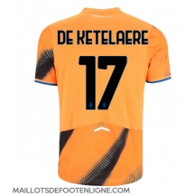 Maillot de football Réplique Atalanta Charles De Ketelaere #17 Troisième 2025-26 Manche Courte