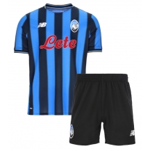 Maillot de football Réplique Atalanta Domicile Enfant 2025-26 Manche Courte (+ Pantalon court)