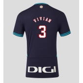 Maillot de football Réplique Athletic Bilbao Dani Vivian #3 Extérieur 2025-26 Manche Courte