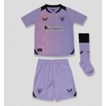 Maillot de football Réplique Athletic Bilbao Troisième Enfant 2024-25 Manche Courte (+ Pantalon court)