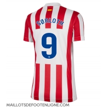 Maillot de football Réplique Atletico Madrid Alexander Sorloth #9 Domicile Femme 2025-26 Manche Courte