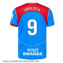 Maillot de football Réplique Atletico Madrid Alexander Sorloth #9 Troisième 2025-26 Manche Courte