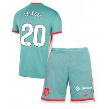 Maillot de football Réplique Atletico Madrid Axel Witsel #20 Extérieur Enfant 2024-25 Manche Courte (+ Pantalon court)