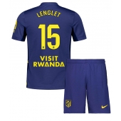 Maillot de football Réplique Atletico Madrid Clement Lenglet #15 Extérieur Enfant 2025-26 Manche Courte (+ Pantalon court)