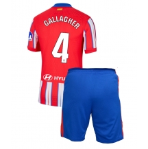 Maillot de football Réplique Atletico Madrid Conor Gallagher #4 Domicile Enfant 2024-25 Manche Courte (+ Pantalon court)