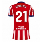 Maillot de football Réplique Atletico Madrid Cristian Romero #21 Domicile Femme 2026-27 Manche Courte