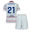 Maillot de football Réplique Atletico Madrid Cristian Romero #21 Troisième Enfant 2026-27 Manche Courte (+ Pantalon court)