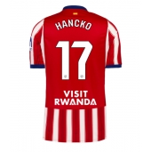 Maillot de football Réplique Atletico Madrid David Hancko #17 Domicile 2026-27 Manche Courte