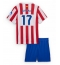 Maillot de football Réplique Atletico Madrid David Hancko #17 Domicile Enfant 2025-26 Manche Courte (+ Pantalon court)