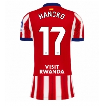 Maillot de football Réplique Atletico Madrid David Hancko #17 Domicile Femme 2026-27 Manche Courte
