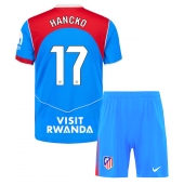 Maillot de football Réplique Atletico Madrid David Hancko #17 Troisième Enfant 2025-26 Manche Courte (+ Pantalon court)