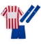 Maillot de football Réplique Atletico Madrid Domicile Enfant 2025-26 Manche Courte (+ Pantalon court)