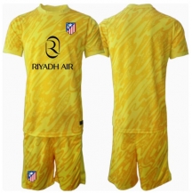Maillot de football Réplique Atletico Madrid Gardien de but Troisième Enfant 2024-25 Manche Courte (+ Pantalon court)
