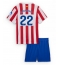 Maillot de football Réplique Atletico Madrid Giacomo Raspadori #22 Domicile Enfant 2025-26 Manche Courte (+ Pantalon court)