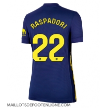 Maillot de football Réplique Atletico Madrid Giacomo Raspadori #22 Extérieur Femme 2025-26 Manche Courte