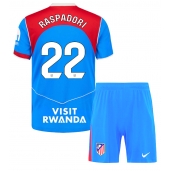 Maillot de football Réplique Atletico Madrid Giacomo Raspadori #22 Troisième Enfant 2025-26 Manche Courte (+ Pantalon court)