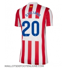 Maillot de football Réplique Atletico Madrid Giuliano Simeone #20 Domicile Femme 2025-26 Manche Courte