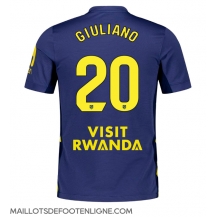 Maillot de football Réplique Atletico Madrid Giuliano Simeone #20 Extérieur 2025-26 Manche Courte
