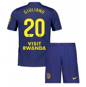 Maillot de football Réplique Atletico Madrid Giuliano Simeone #20 Extérieur Enfant 2025-26 Manche Courte (+ Pantalon court)