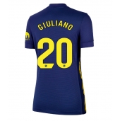 Maillot de football Réplique Atletico Madrid Giuliano Simeone #20 Extérieur Femme 2025-26 Manche Courte